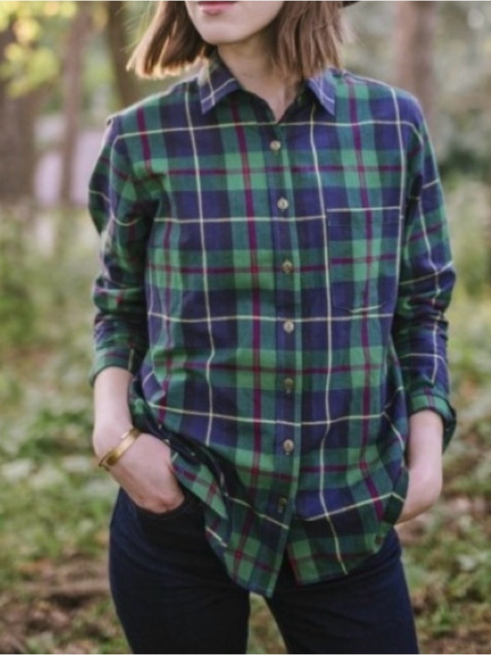 Tradlands The Keaton Plaid Button-Down Shirt XS